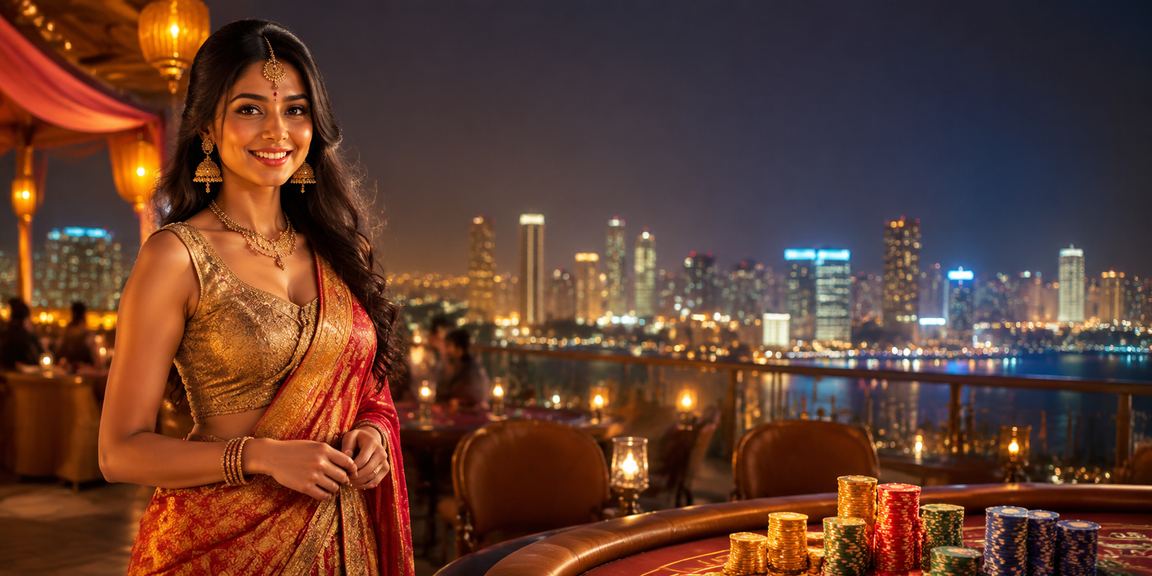 Live casino smartphone interface showing card game in Indian urban market